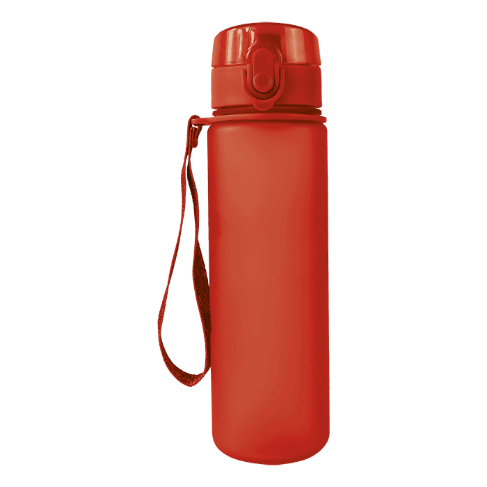 600ml Frosted Cylinder Water Bottle 4