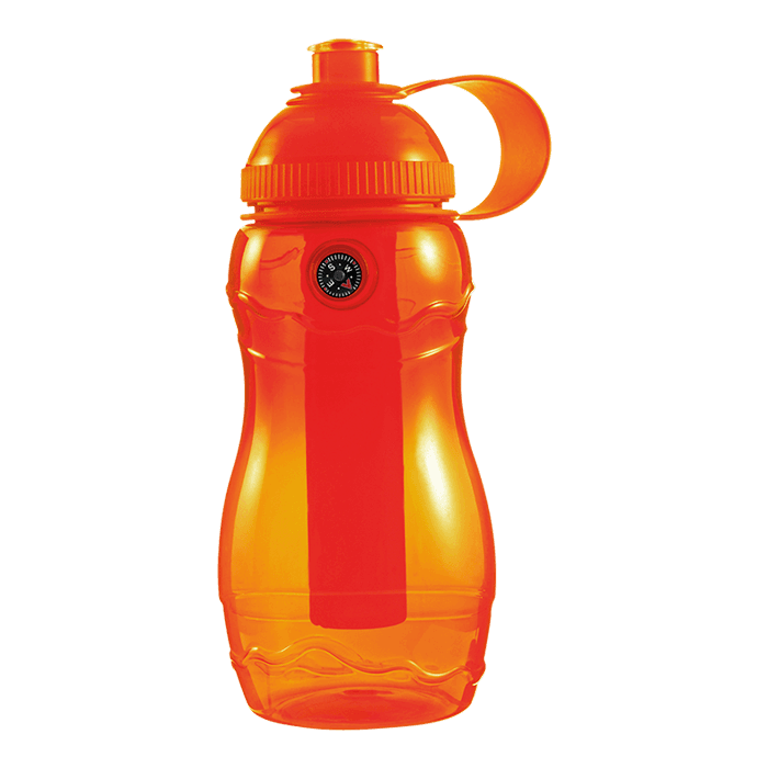 400ml Water Bottle with Freezer Stick and Compass