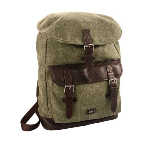 Canvas and Leather Backpack 2