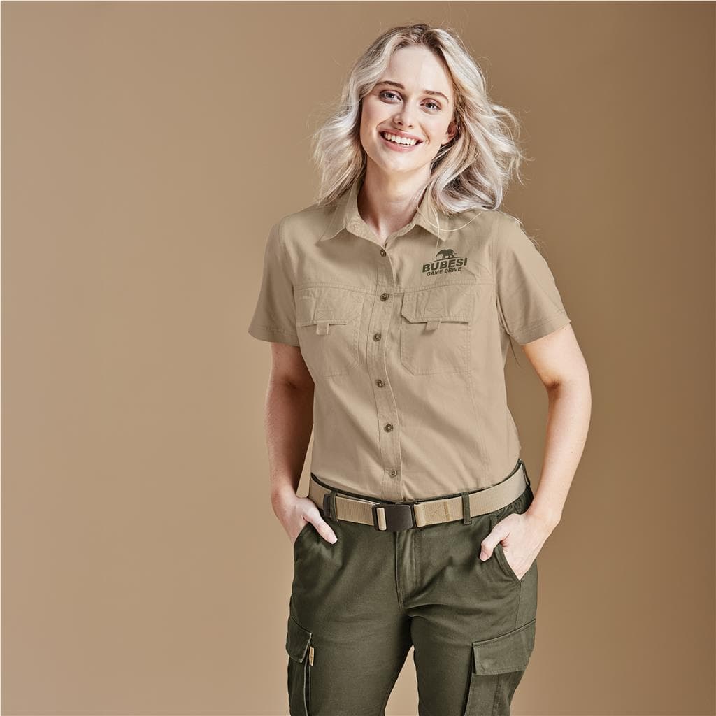Ladies Short Sleeve Mawenzi Twill Shirt