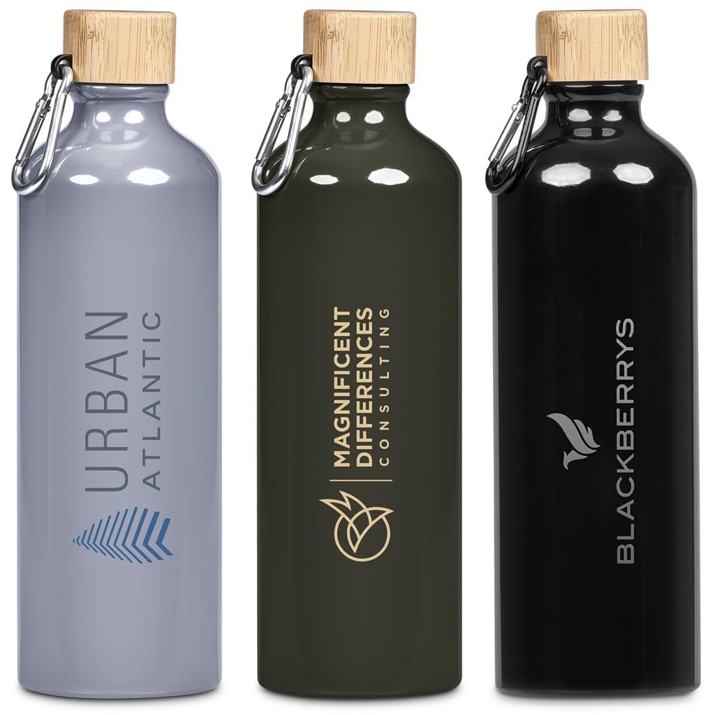 Serendipio Origen Aluminium & Bamboo Water Bottle – 750ml 1