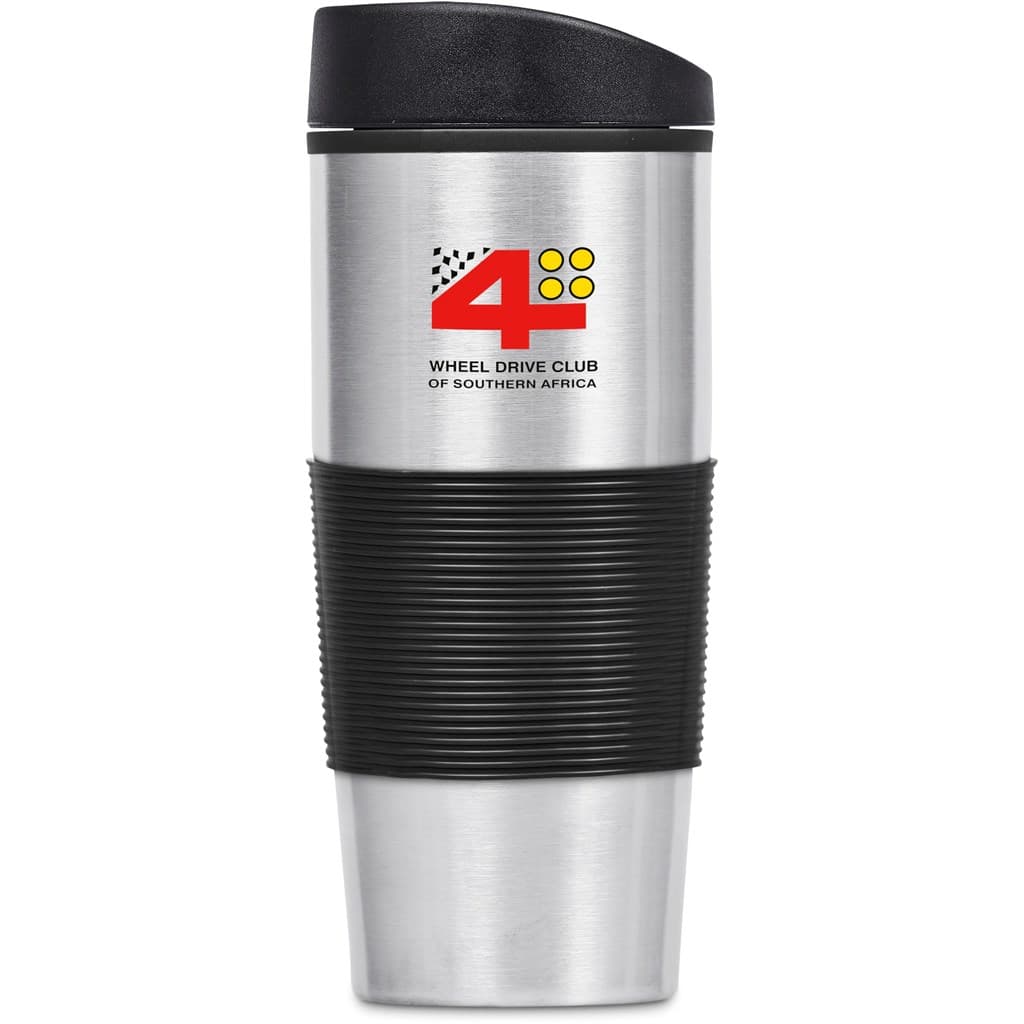 Ridge Stainless Steel & Plastic Double-Wall Tumbler - 450ml 1