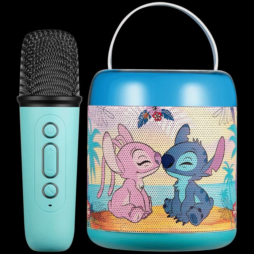 Disney Frozen Cylinder Karaoke Speaker with Bluetooth Microphone 6