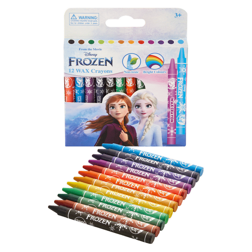 Frozen 12 Wax Crayons Multi 3