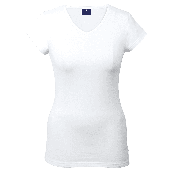 170g Essential V-Neck Slim Fit Ladies 2