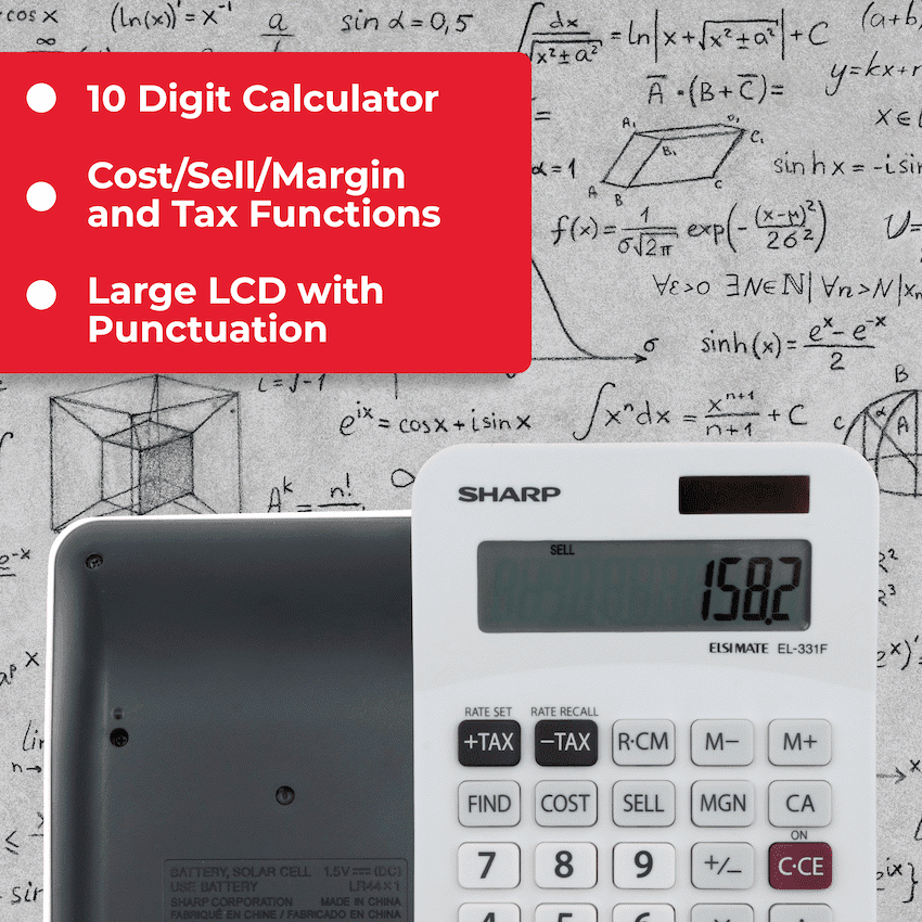 Sharp EL331F Calculator 5