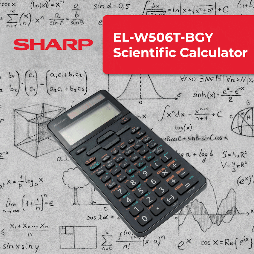 Sharp EL-W506T-BGY Scientific Calculator - 640 functions 4
