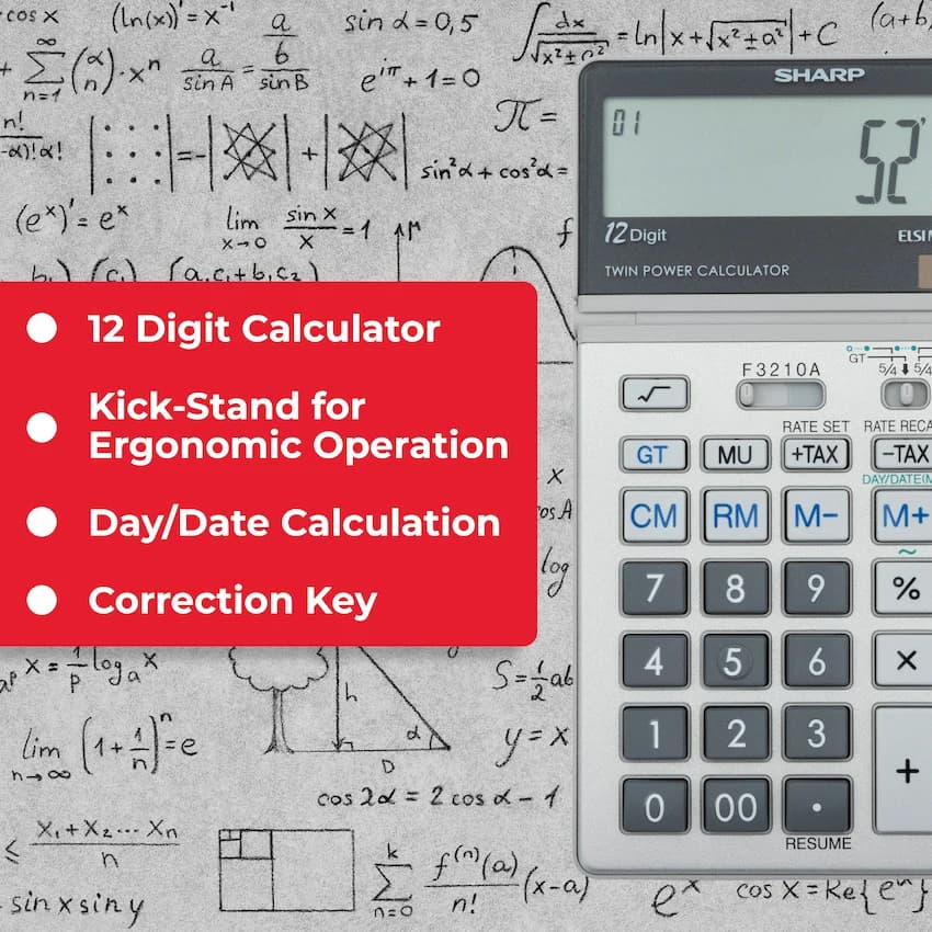 Sharp EL387V Multi-Function Calculator 5