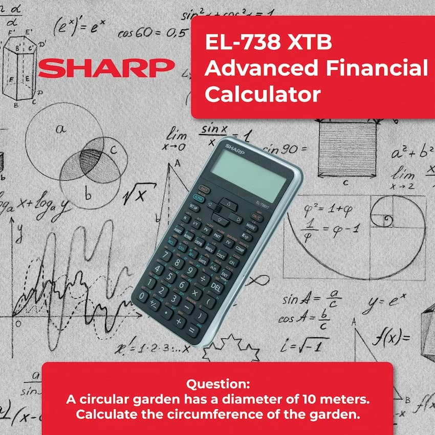 Sharp EL-738 XTB - Advanced Financial Calculator NEW DESIGN 3