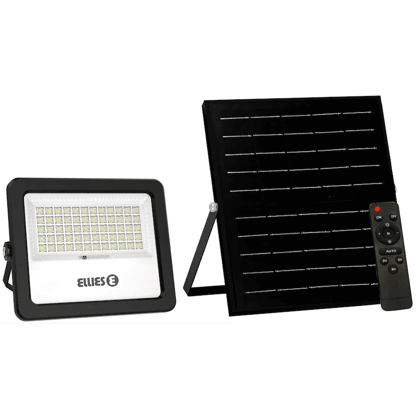 Ellies Nebula Series 60W Solar Flood Light  with 3CCT -BK 2