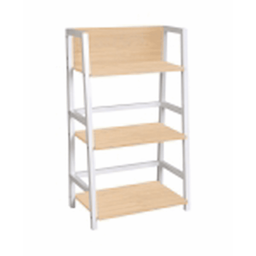 Everfurn Orchid Bookshelf with Powder-Coated Steel Frame 3
