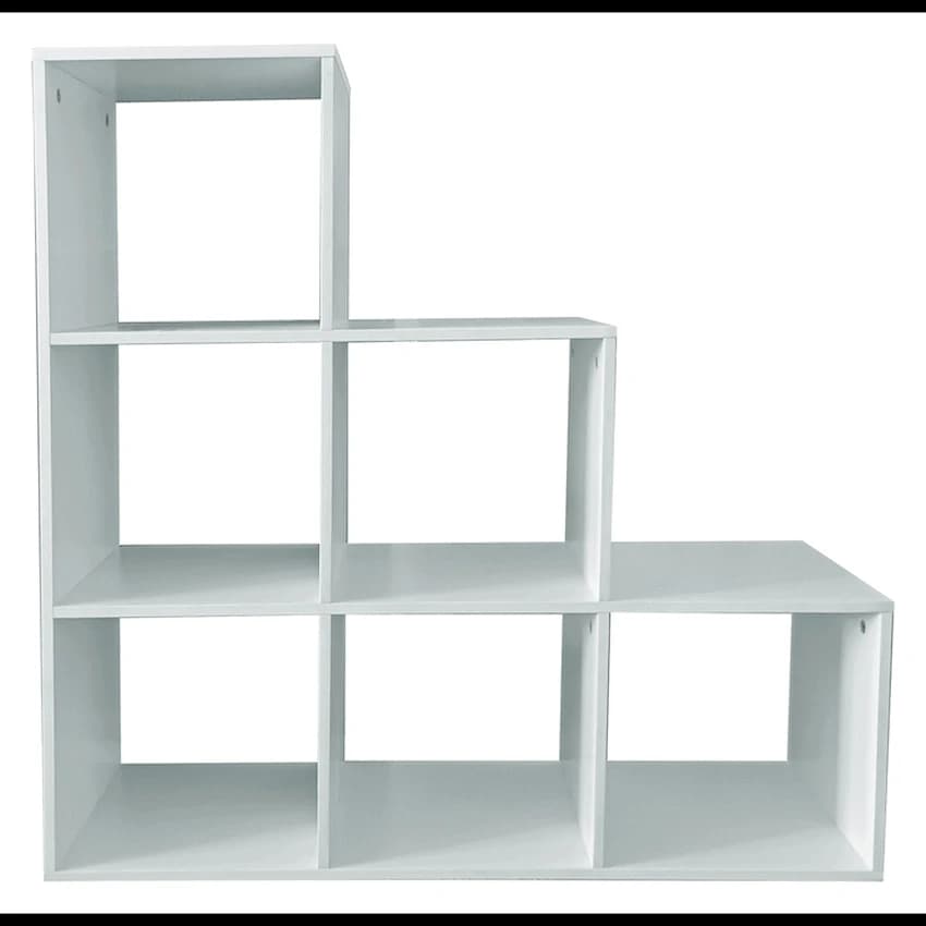 Everfurn Hexagon Bookshelf, High Pressure Laminate 2