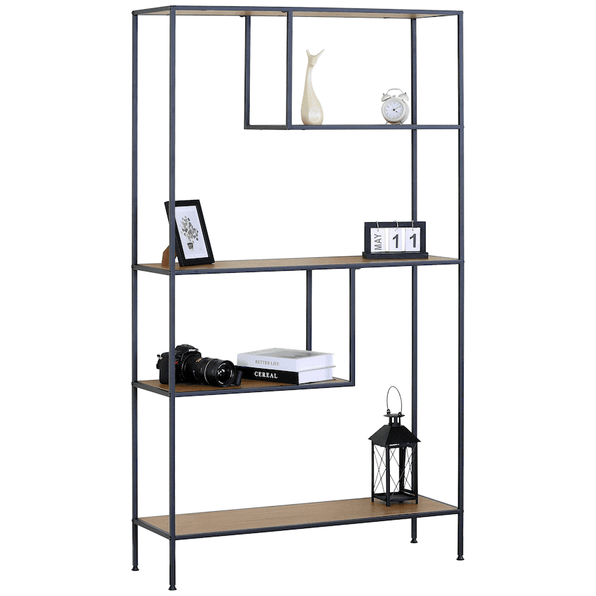Everfurn Felix Bookshelf - Oak 2