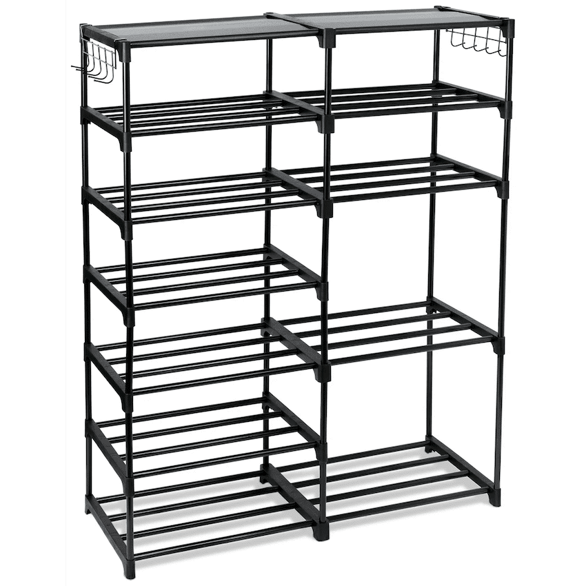 Everfurn Myra Show Rack - Black 2