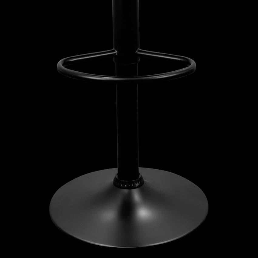 Bayer Large Barstool Grey with black base - Single 3