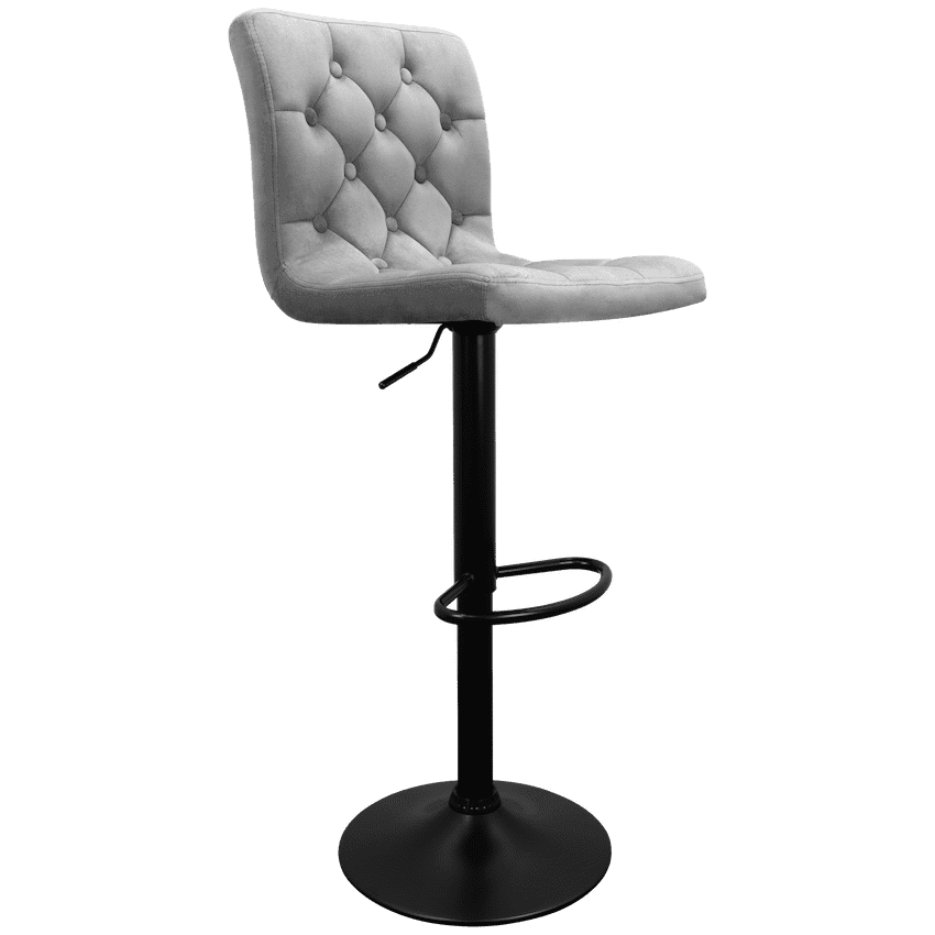 Bayer Large Barstool Grey with black base