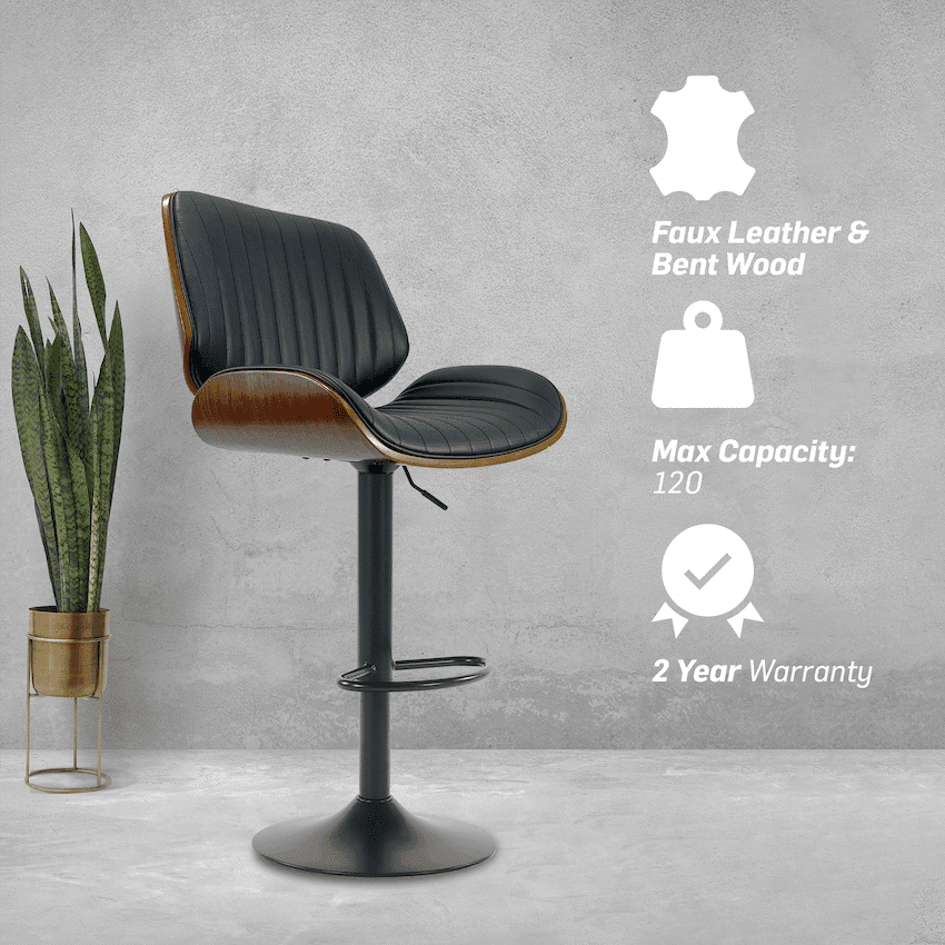 Everfurn Petunia Swivel Barstool (2 Pack) 2