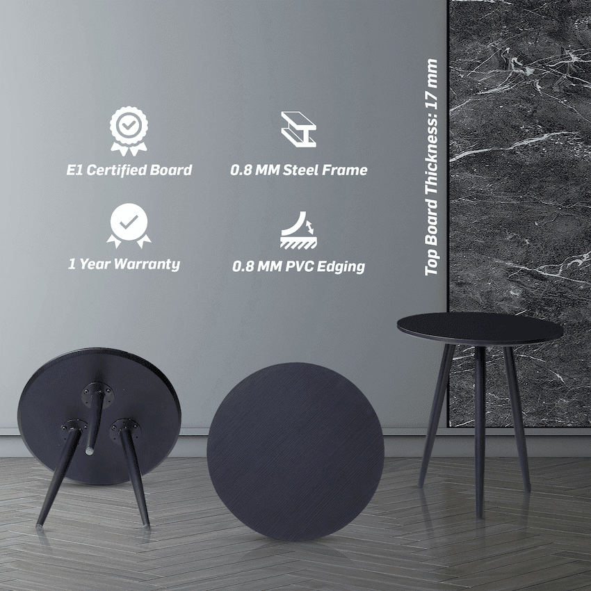 Everfurn Wooden Finish 3 - Piece Monaco Coffee Table 5