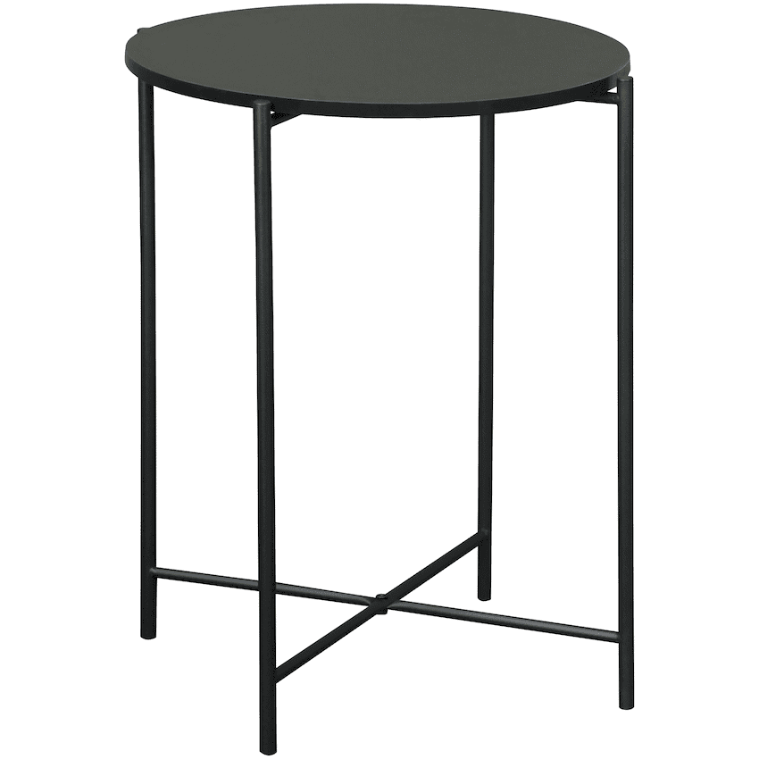 Everfurn Seattle Side Table - Reversible Table Top