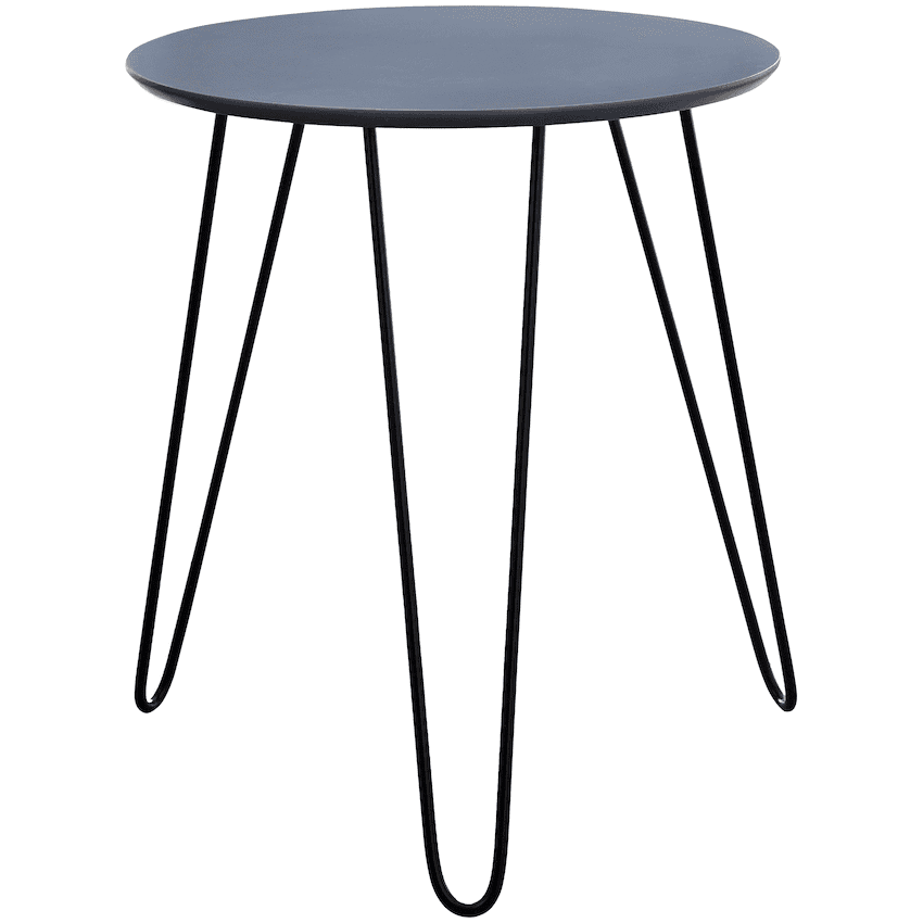 Everfurn Juniper Coffee Table - Grey and Black Frame