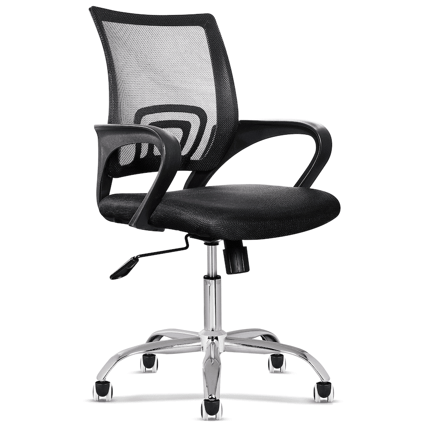 Everfurn Swift Mid Back Chair - Black 2