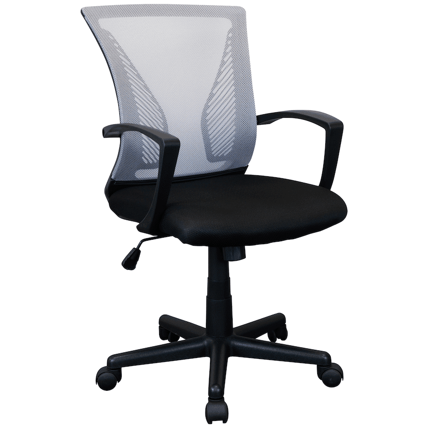 Everfurn Simone Mid-Back Office Chair - White 2