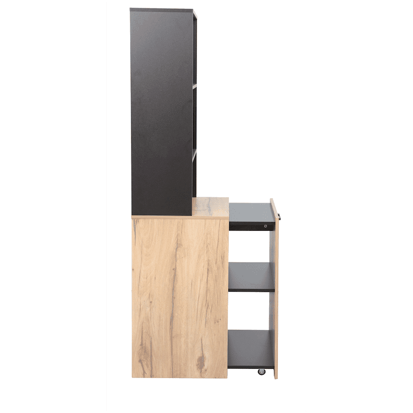 Adaptive Desk, With  Bookshelf 3