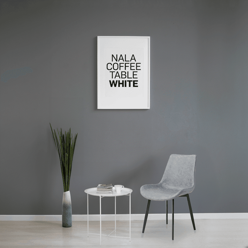 Everfurn Nala Side Table - White 5
