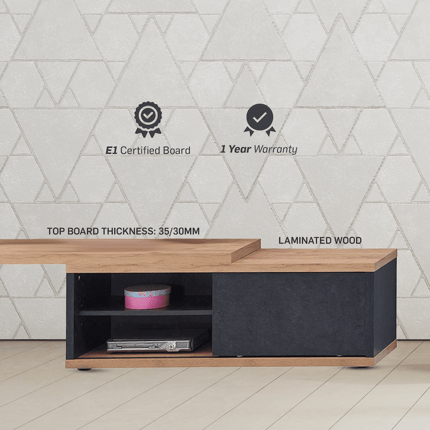 Everfurn Extendable TV Stand 4