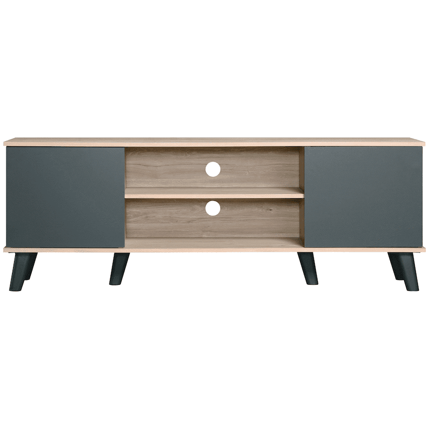 Everfurn Laurel TV Stand 1600w, Two Cupboards 2