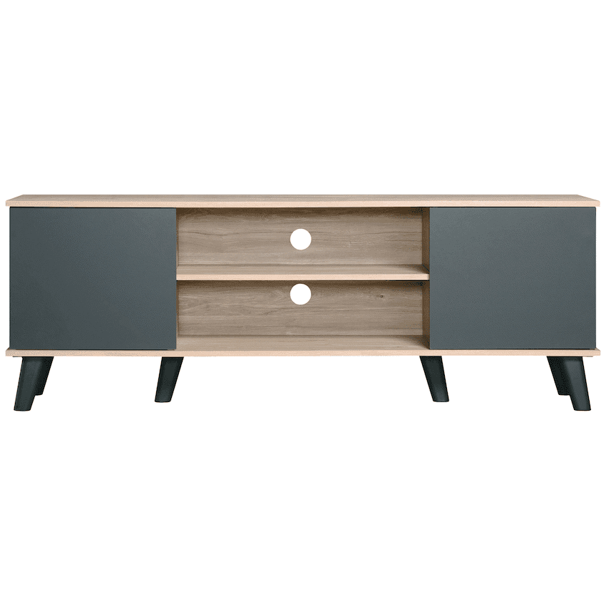 Everfurn Laurel TV Stand 1600w, Two Cupboards 5