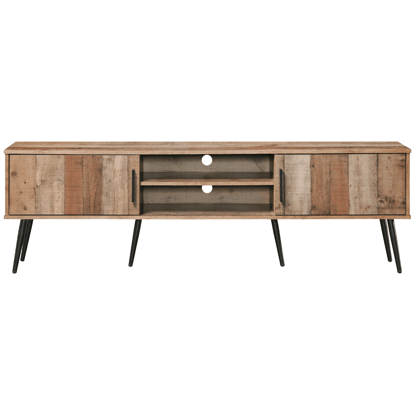 Everfurn Vernice TV Stand - 1800w with Two Cupboards