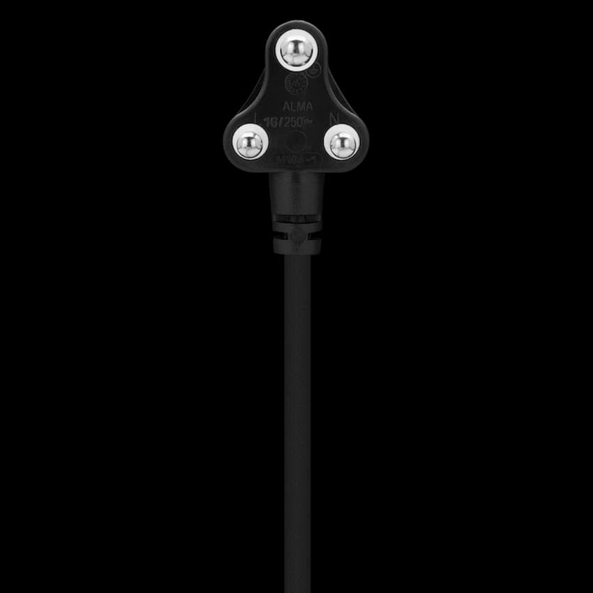 Ellies Heavy Duty Medium Surge Protected Extension Reel 10m - Black 2