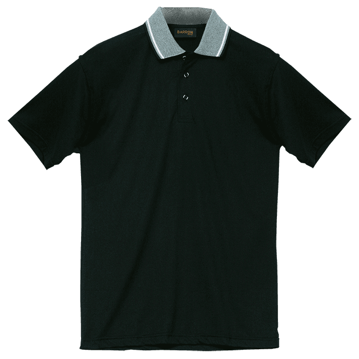 Jacquard Collar Golfer Mens 2