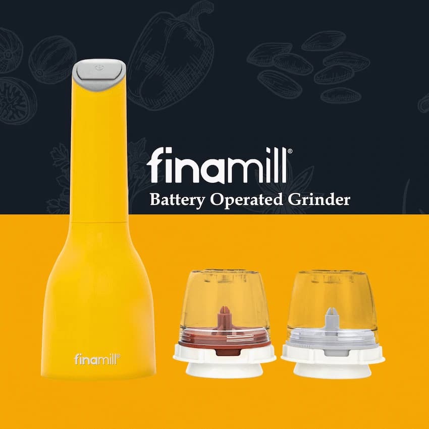 FinaMill Battery-Operated Grinder - Canary 5
