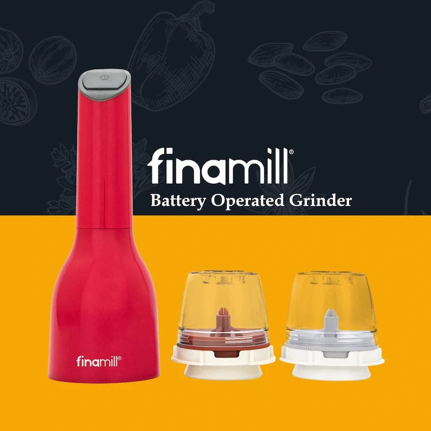 Finamill Battery-Operated Grinder - Sangria 5
