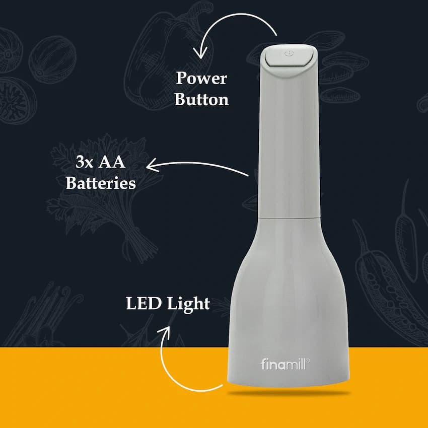 Finamill Battery-Operated Grinder - Stone 5