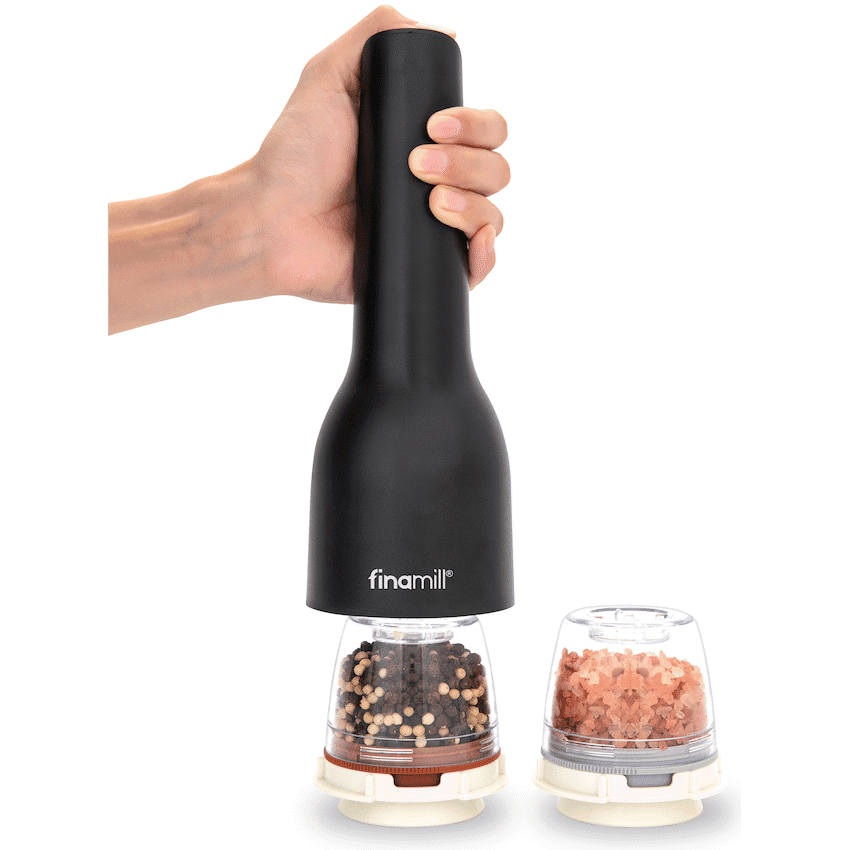 Finamill Rechargeable Grinder - Midnight Black 3