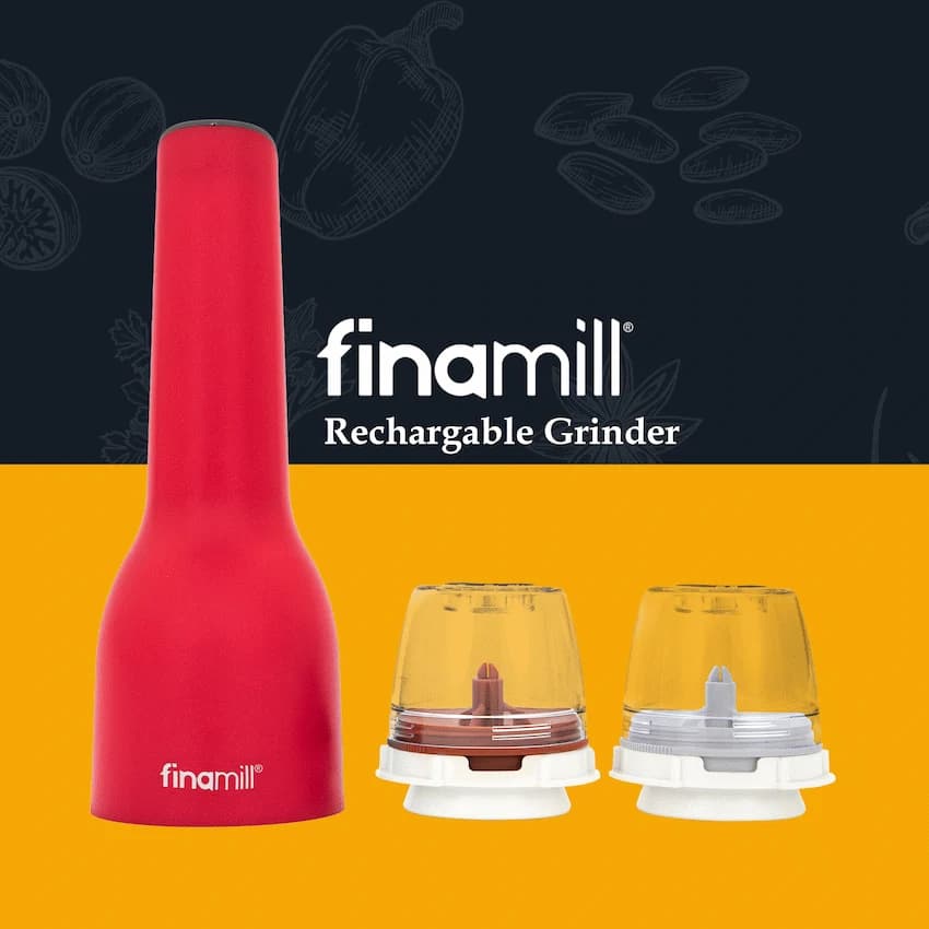 Finamill Rechargeable Grinder - Sangria 5