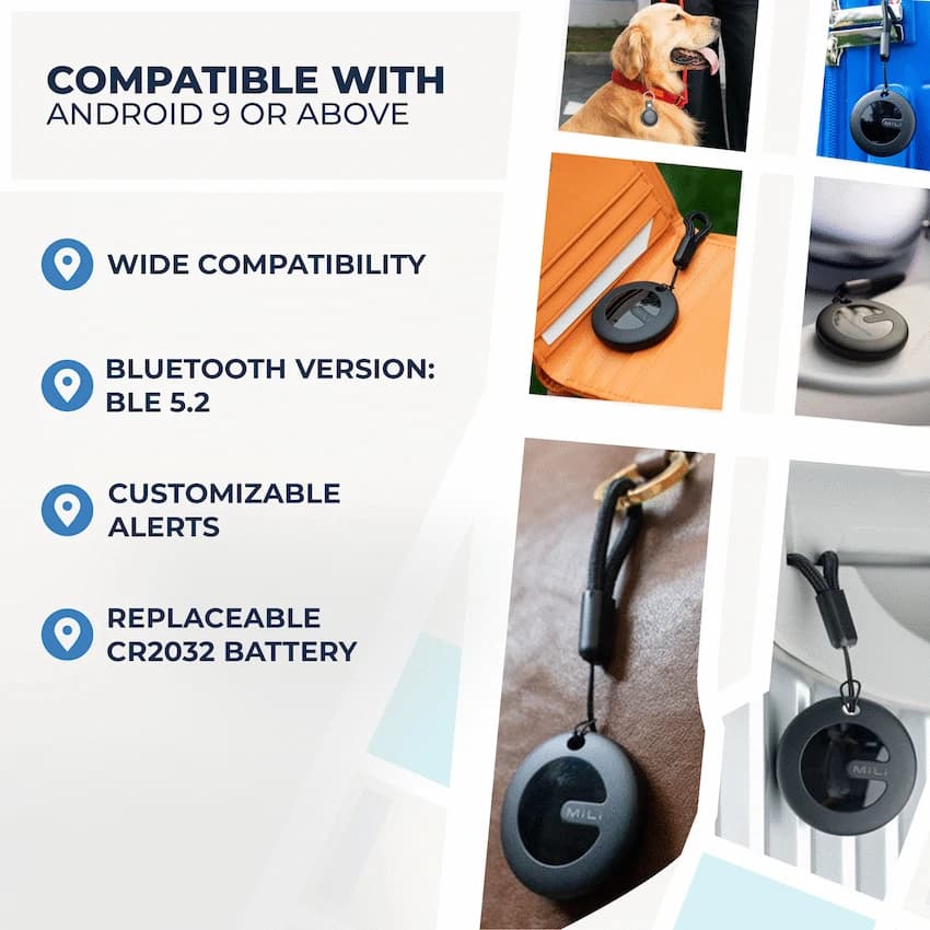 MiTag Android Tag with Keyring - 1 Pack 4