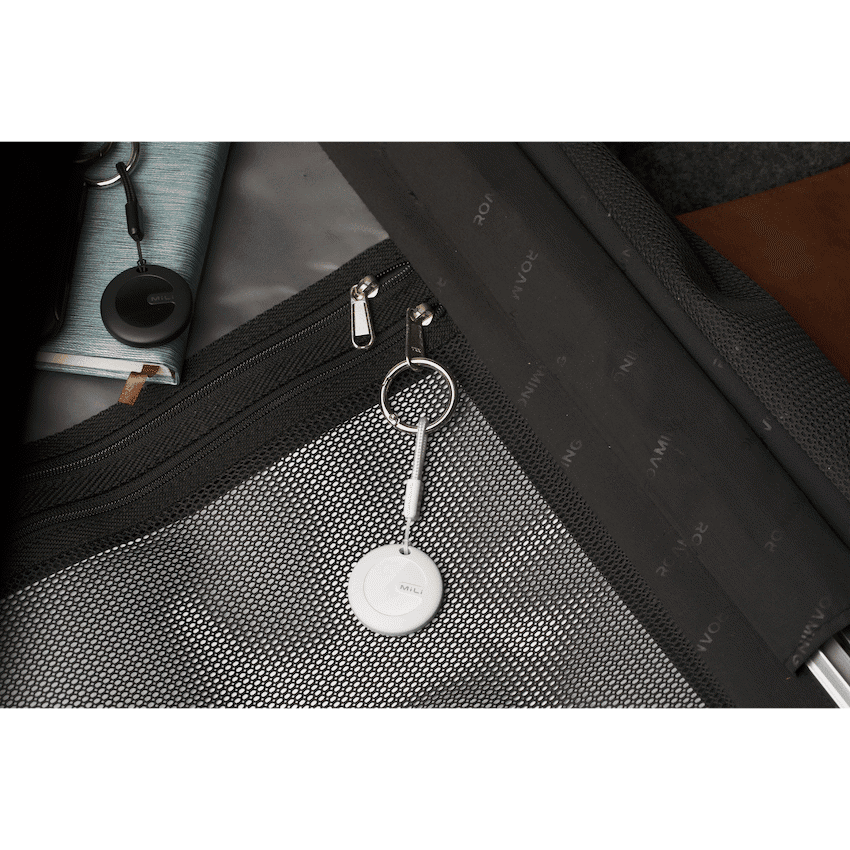 MiTag Apple-Compatible Tag with Leather Keychain Accessory - 1 Pack 3