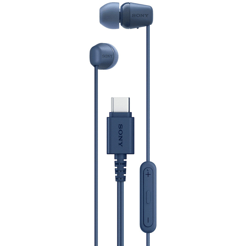 Sony EX15C USB-C Wired In-Ear Earphones - Blue 2