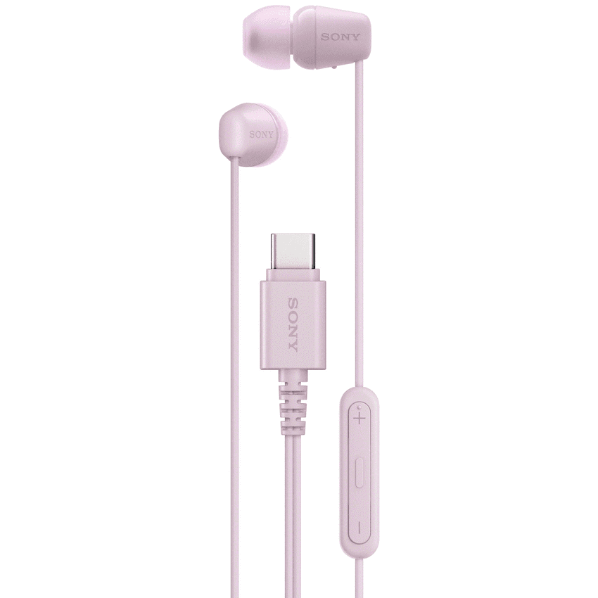 Sony EX15C USB-C Wired In-Ear Earphones - Pink 2