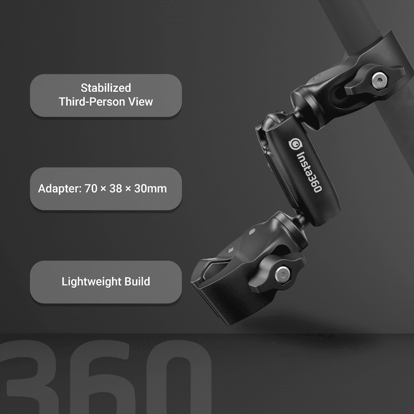 Insta360 Motorcycle Selfie Stick Support Clamp 3