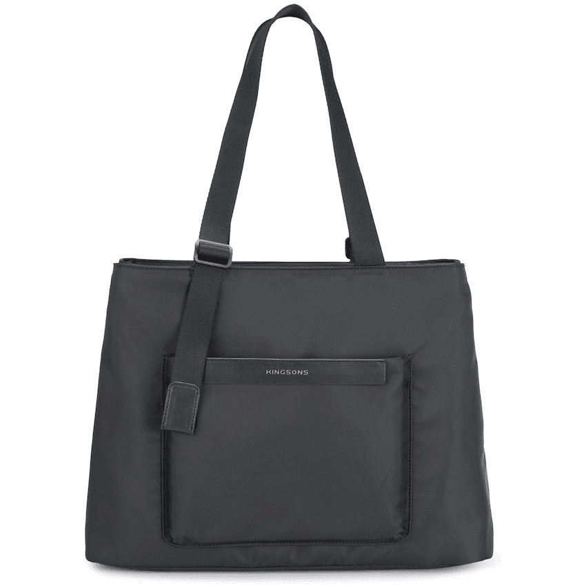 Kingsons Echo Ladies 15.6" Laptop Tote Bag Black 4