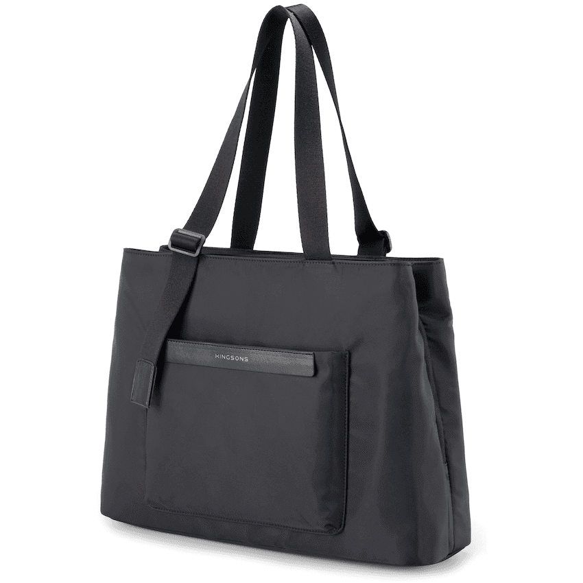 Kingsons Echo Ladies 15.6" Laptop Tote Bag Black 3