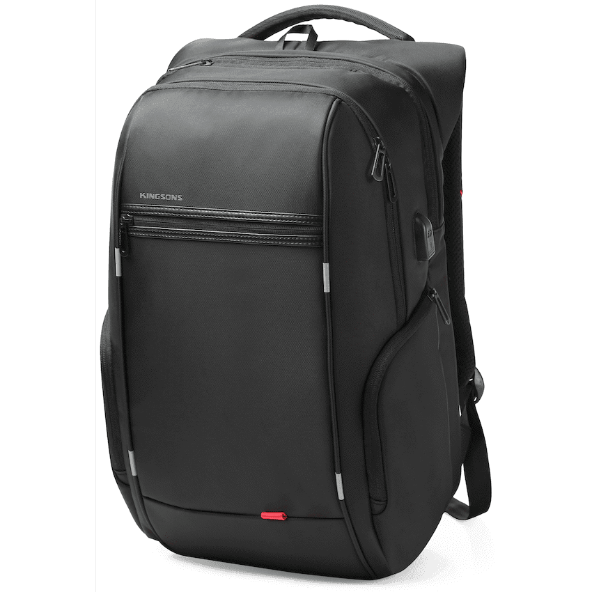 Kingsons Smart Series 17" Laptop Backpack - Black 2