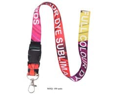 Lanyard Double Side Sub with Buckle&LobsterRing 4