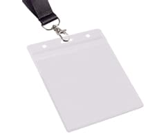 PVC Lanyard Pouch - 9.3 x 13 x 0.25 cm