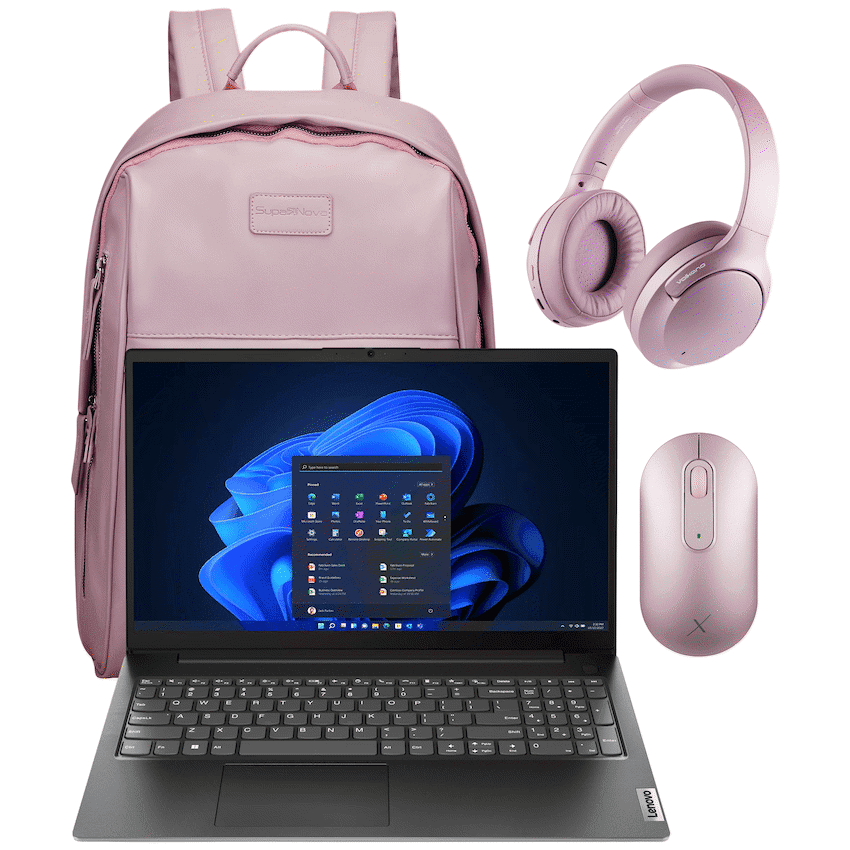 Lenovo 82YU010NSA - V15 AMD Ryzen 3 8/256 Ladies Bundle 2